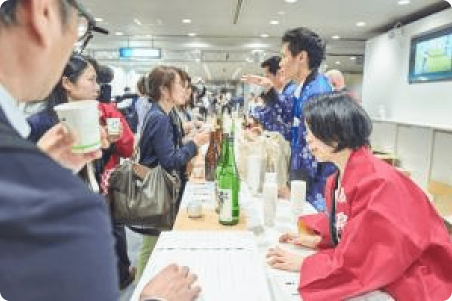 「広島の日本酒、ワイン、地ビールで乾杯」コーナーのイメージ